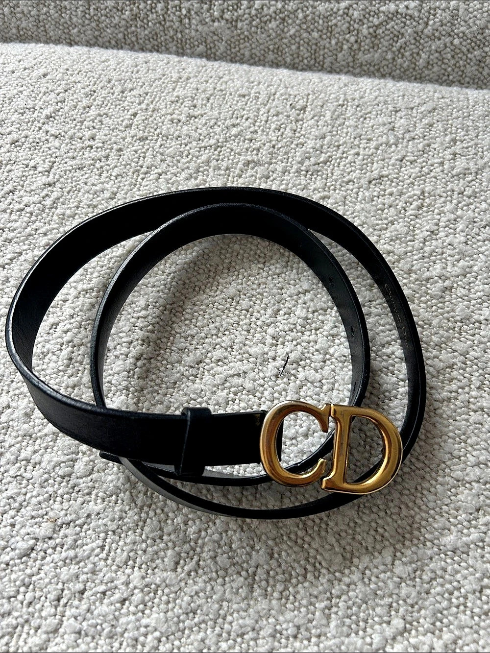 Christian Dior CD Buckle Belt size 80